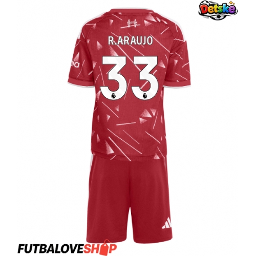 Dres Liverpool Ronald Araujo #33 Domáci pre deti 2026-27 Krátky Rukáv (+ trenírky)